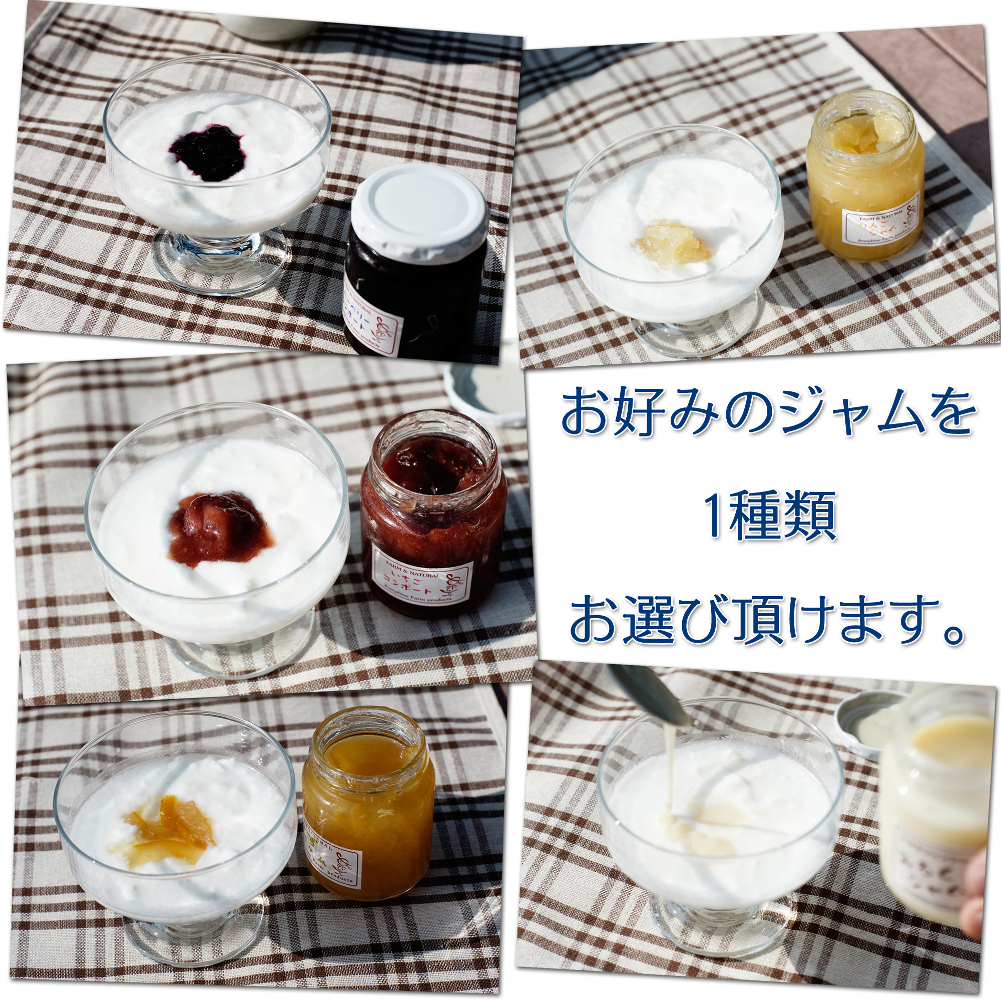ヨーグルトとも相性◎のジャム