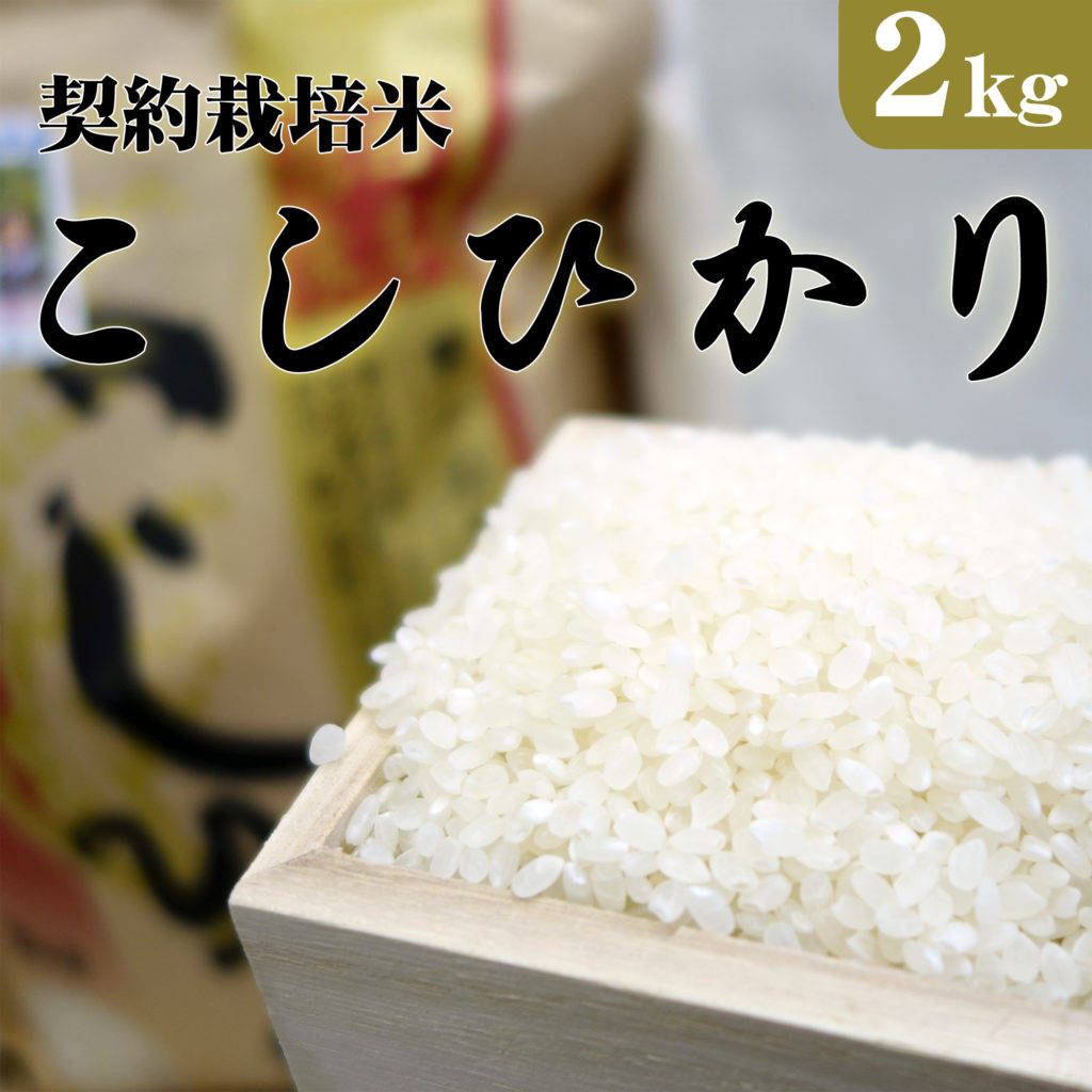 大田原市湯津上産 契約栽培米コシヒカリ 2kg